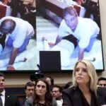 Collage of prominent figures including Prince Andrew, Bill Gates, and Peter Mandelson, with a backdrop suggesting legal scrutiny or a closing net.