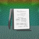 Amazon Kindle Scribe with Premium Pen on a desk