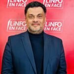 Maître Omar Bendjelloun, avocat et docteur en droit, s'exprimant avec conviction sur le plateau de l'émission « L'Info en Face ».