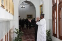 Le président algérien Abdelmadjid Tebboune et le chef de la junte nigérienne Abdourahamane Tiani, en visite à Alger, diffusée sur un compte Facebook de la présidence nigérienne le 16 février 2026.