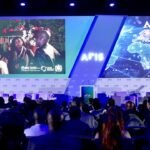 Une image représentant des professionnels de la finance africaine en réunion, avec des éléments numériques et de cybersécurité en arrière-plan, symbolisant la nouvelle orientation stratégique.