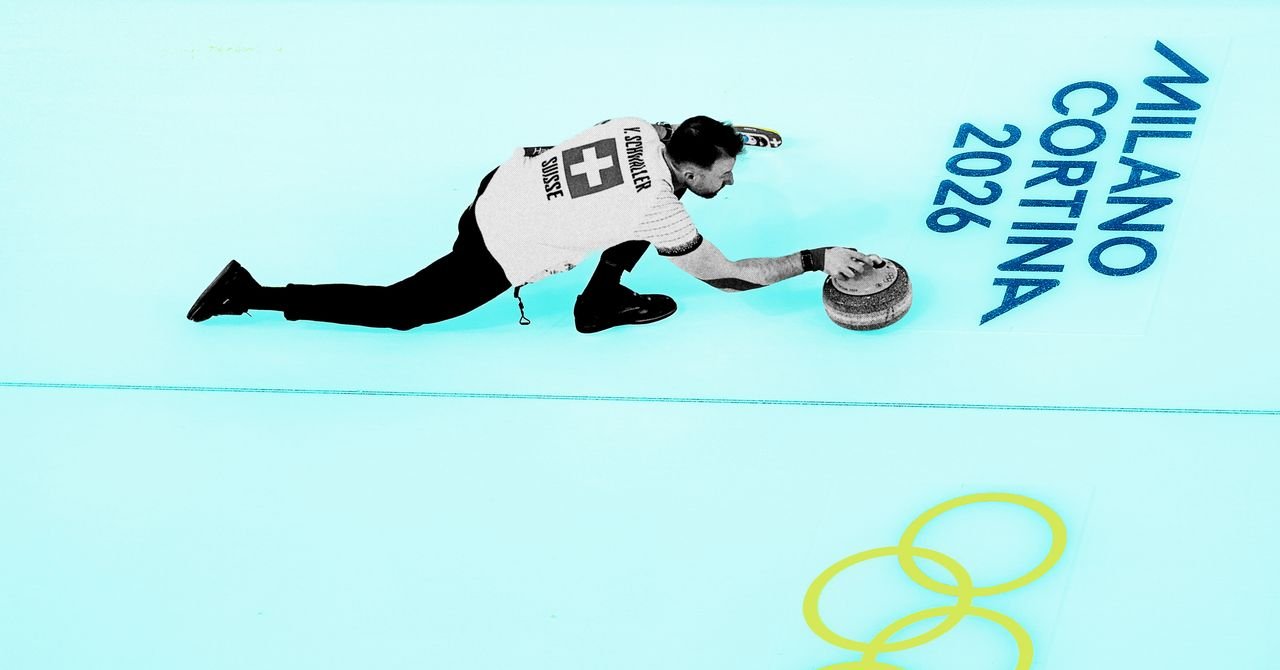 High-tech drone flying over a snowy Olympic ski slope with a futuristic overlay of data.