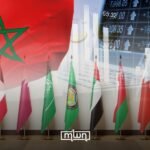 Overhead view of Tanger Med Port with container ships and industrial facilities, symbolizing Morocco's role as a global logistics hub.