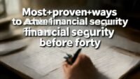 Most proven ways to achieve financial security before forty. complete guide