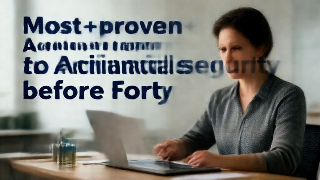 Most proven ways to achieve financial security before forty. complete guide