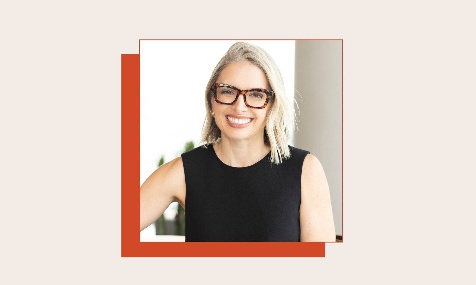 Dr. Ana Kausel, an endocrinologist, demonstrating a strength training exercise or looking healthy and strong.