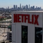 Trump Demands Netflix Fire Susan Rice Amid DOJ Scrutiny of Warner Bros. Discovery Deal 4 A drone view showing the Netflix logo on one of the company's buildings in Hollywood, Los Angeles.