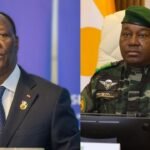 Alassane Ouattara et Abdourahamane Tiani, symboles d'une tension croissante entre la Côte d'Ivoire et le Niger.