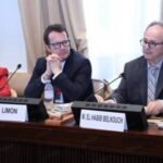 Droits de l'Homme : Le Maroc Affirme la Portée Politique des Mécanismes Nationaux (NMIRF) 4 Mohammed El Habib Belkouch, Délégué Interministériel aux droits de l'Homme, s'exprimant lors d'un événement à Genève sur les mécanismes nationaux.