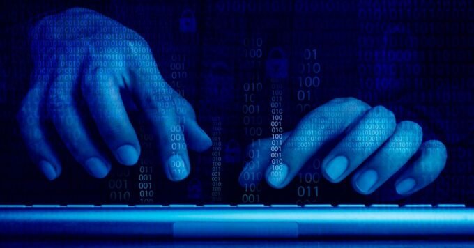 Illustration of a Notepad++ logo with a padlock icon, symbolizing a security breach and compromise.