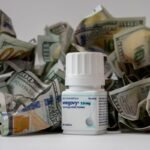 Novo Nordisk and Hims & Hers logos with a legal gavel, symbolizing the patent infringement lawsuit over weight-loss drugs.