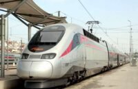 Un train Al Boraq de l'ONCF en gare, symbolisant les adaptations des horaires de trains pour le Ramadan au Maroc.