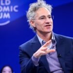 Palantir CEO Alex Karp at the World Economic Forum in Davos, Switzerland.