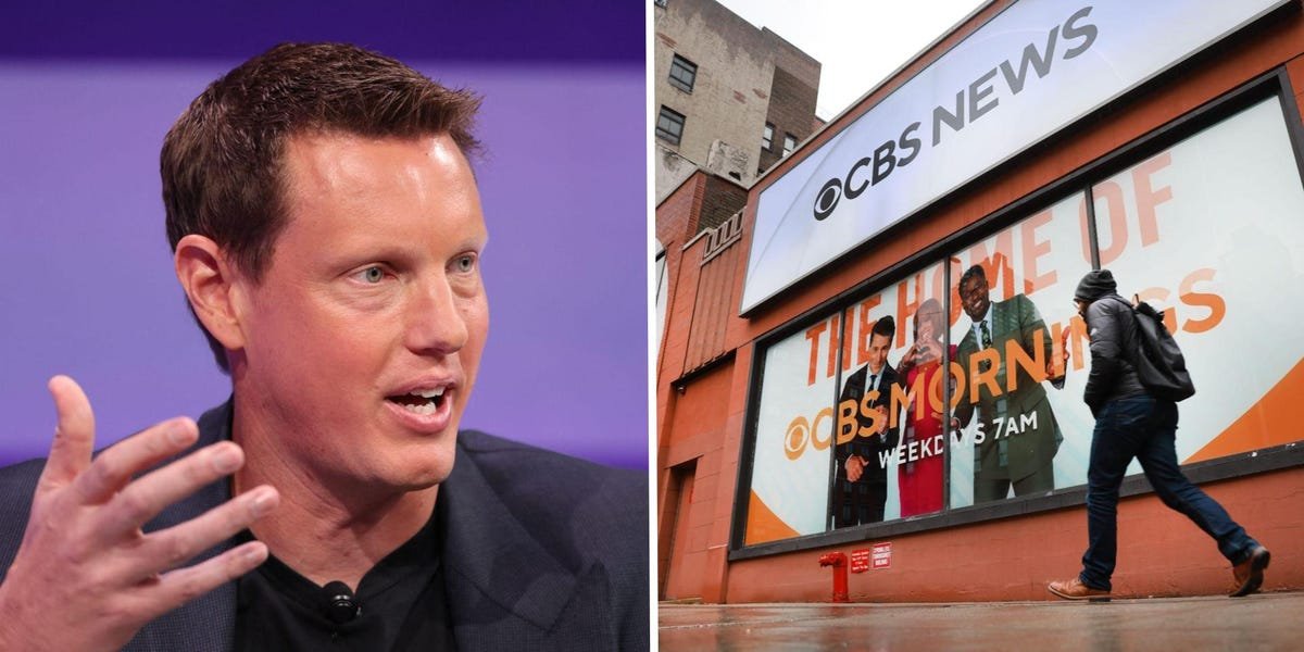 Paramount Global logo alongside Skydance Media logo, symbolizing a corporate shake-up in advertising leadership.