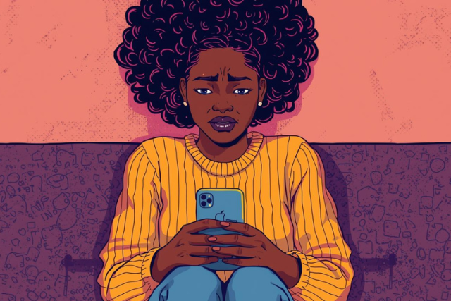 The Silent Cost of Constant 'Yes': Reclaiming Your Sanity Through Boundaries 3 A person drawing a clear boundary line, symbolizing personal limits and self-protection.