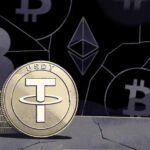 Digital Deception Uncovered: DoJ's $61 Million Blow Against 'Pig Butchering' Crypto Scams 4 Illustration of digital handcuffs on cryptocurrency coins, symbolizing the DoJ's seizure of funds from crypto scams.