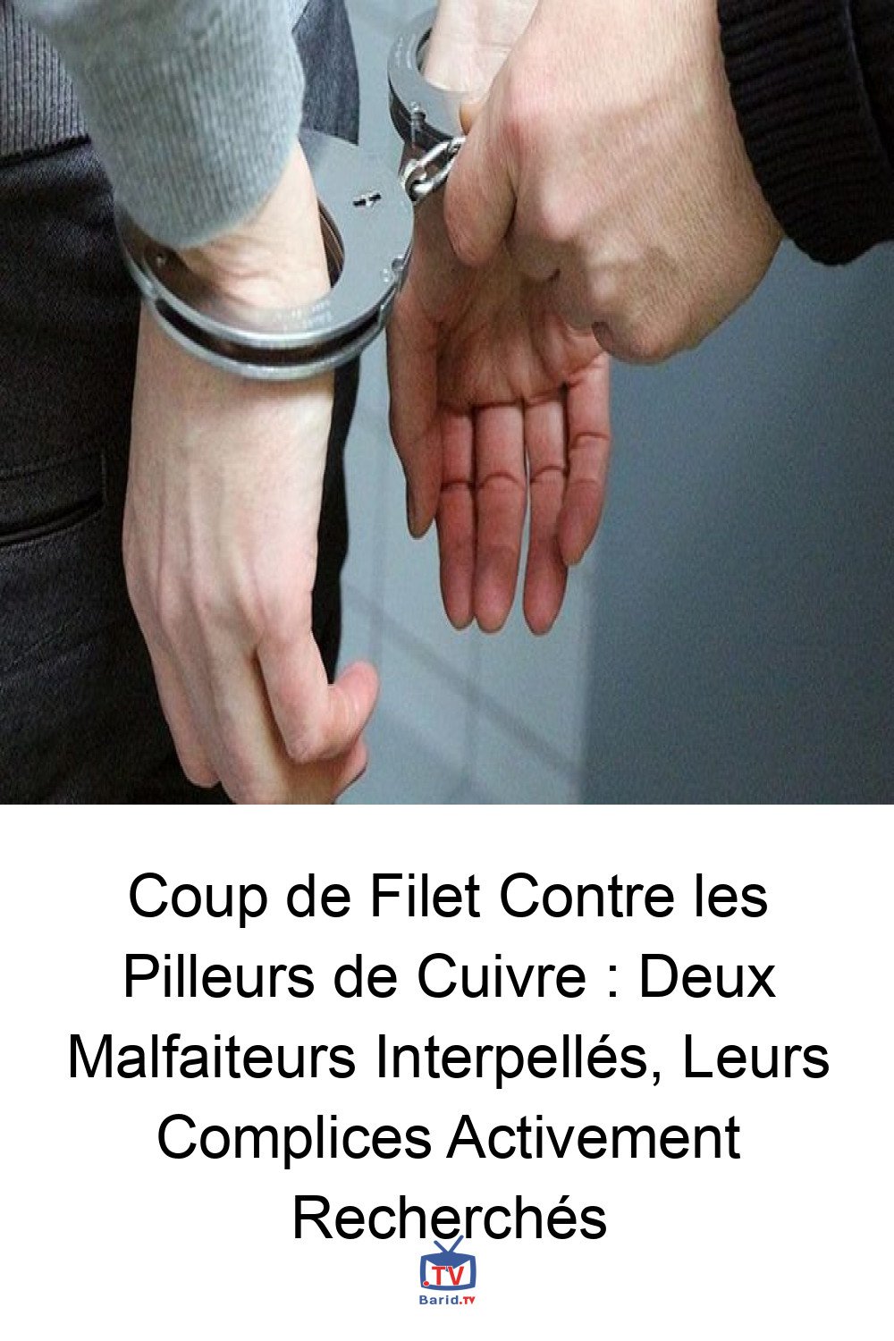 Coup de Filet Contre les Pilleurs de Cuivre : Deux Malfaiteurs Interpellés, Leurs Complices Activement Recherchés 4 Pinterest Hidden