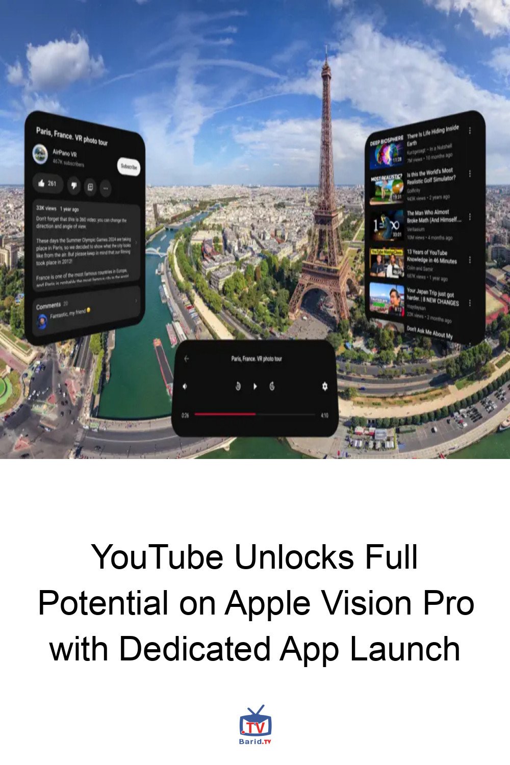 YouTube Unlocks Full Potential on Apple Vision Pro with Dedicated App Launch 4 Pinterest Hidden