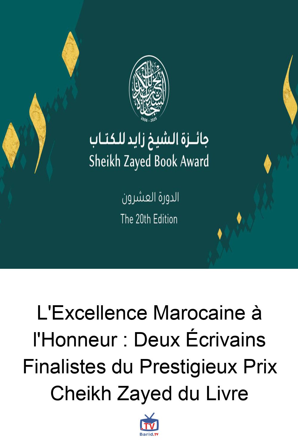 L'Excellence Marocaine à l'Honneur : Deux Écrivains Finalistes du Prestigieux Prix Cheikh Zayed du Livre 4 Pinterest Hidden