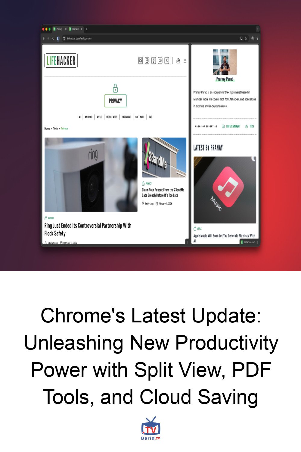 Chrome's Latest Update: Unleashing New Productivity Power with Split View, PDF Tools, and Cloud Saving 4 Pinterest Hidden