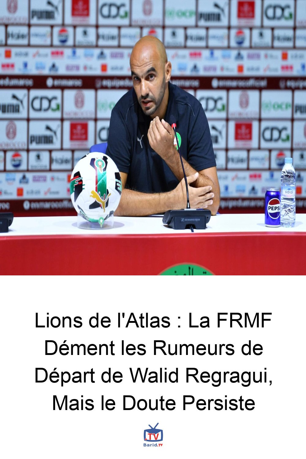 Lions de l'Atlas : La FRMF Dément les Rumeurs de Départ de Walid Regragui, Mais le Doute Persiste 4 Pinterest Hidden