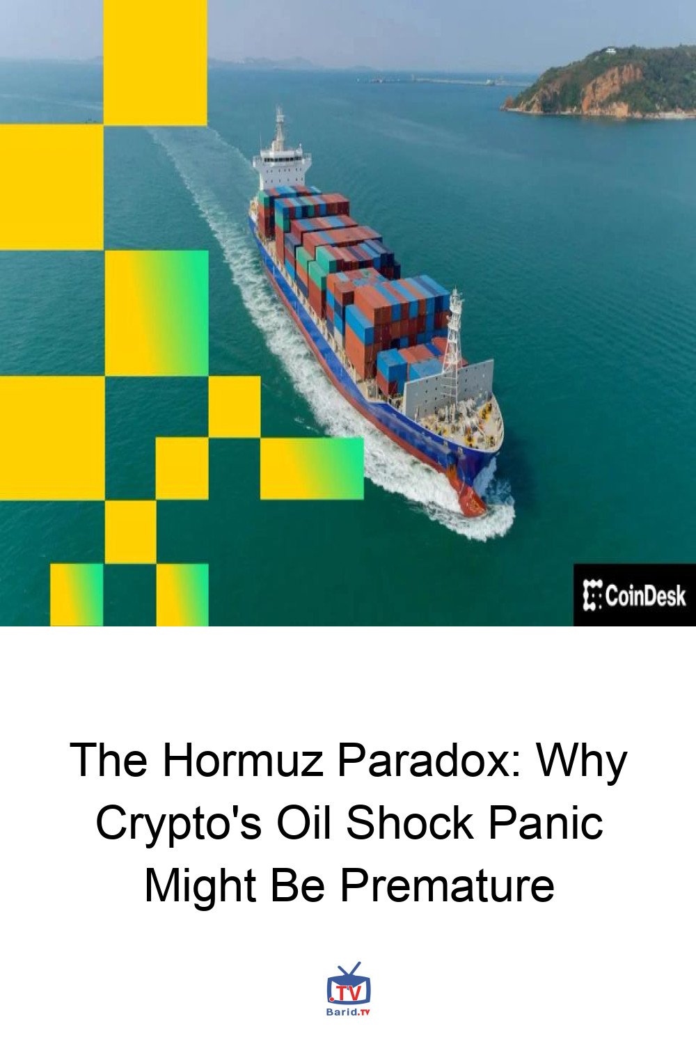 The Hormuz Paradox: Why Crypto's Oil Shock Panic Might Be Premature 4 Pinterest Hidden