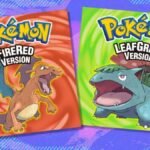 Pokémon FireRed and LeafGreen game covers featuring Charizard and Venusaur, now on Nintendo Switch.