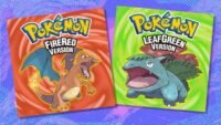 Pokémon FireRed and LeafGreen game covers featuring Charizard and Venusaur, now on Nintendo Switch.