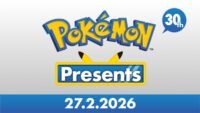 Pokémon Presents 2026 logo with Pikachu and other Pokémon celebrating the 30th anniversary