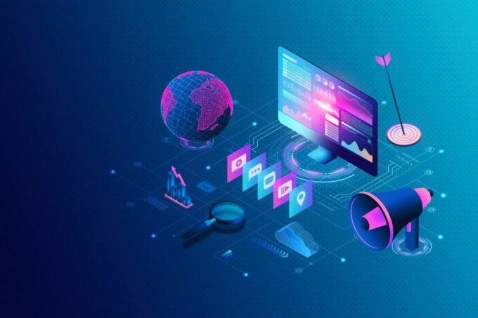 A professional looking at data and reports, symbolizing measurable PR results
