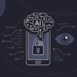 PromptSpy: The AI-Powered Android Malware Redefining Mobile Threats 4 Illustration of Android phone screen with malware elements and AI brain icon, representing PromptSpy malware abusing Gemini AI.