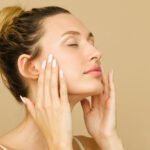 A close-up image of a person's face with radiant, healthy skin, suggesting effective skincare.