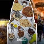Ramadan's Global Tapestry: Unveiling Diverse Traditions and Moroccan Observances 2 A vibrant scene depicting Ramadan celebrations, perhaps with lanterns or people breaking fast, highlighting the global diversity and Moroccan traditions.