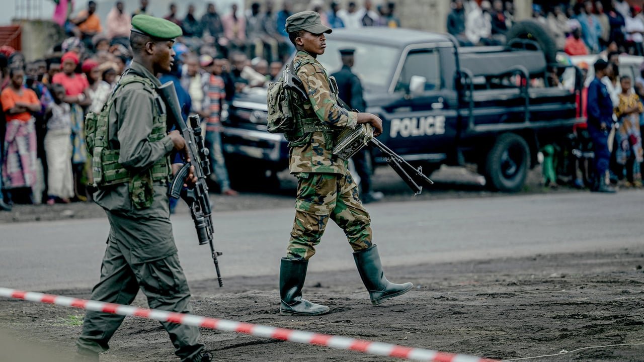 Cérémonie commémorative organisée par l’AFC/M23 à Goma, le 8 janvier 2026, en hommage aux victimes d’une attaque de drone dans la région de Masisi.