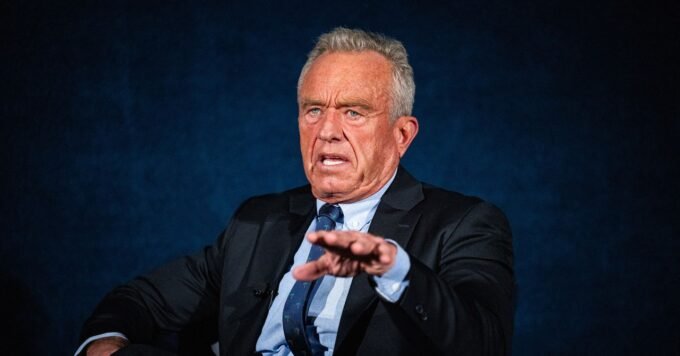 Robert F. Kennedy Jr. speaking about autism policy