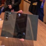 Samsung Galaxy Z TriFold Vanishes: $3,000 Foldable Sells Out in Minutes 8 A sleek, unfolded Samsung Galaxy Z TriFold smartphone displaying its large, twice-folding screen.