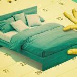 A serene bedroom scene with soft lighting, symbolizing a peaceful sleep routine.