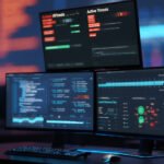 A visual representation of a streamlined Security Operations Center (SOC) dashboard, showing efficiency and clarity amidst data.