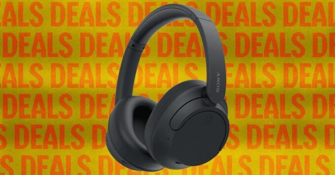 Sony WH-CH720N noise-cancelling headphones on sale