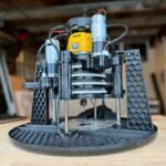 Reclaim Your Workshop: The Rise of Space-Saving CNC Machines 6 An illustrative image of a compact CNC machine in a small workshop, demonstrating its space-saving design.