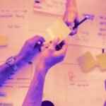 A blueprint or flowchart illustrating business processes and scalability, symbolizing efficient Standard Operating Procedures (SOPs).