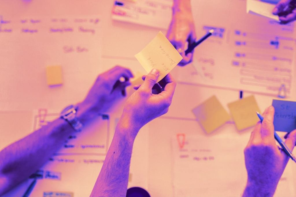 A blueprint or flowchart illustrating business processes and scalability, symbolizing efficient Standard Operating Procedures (SOPs).