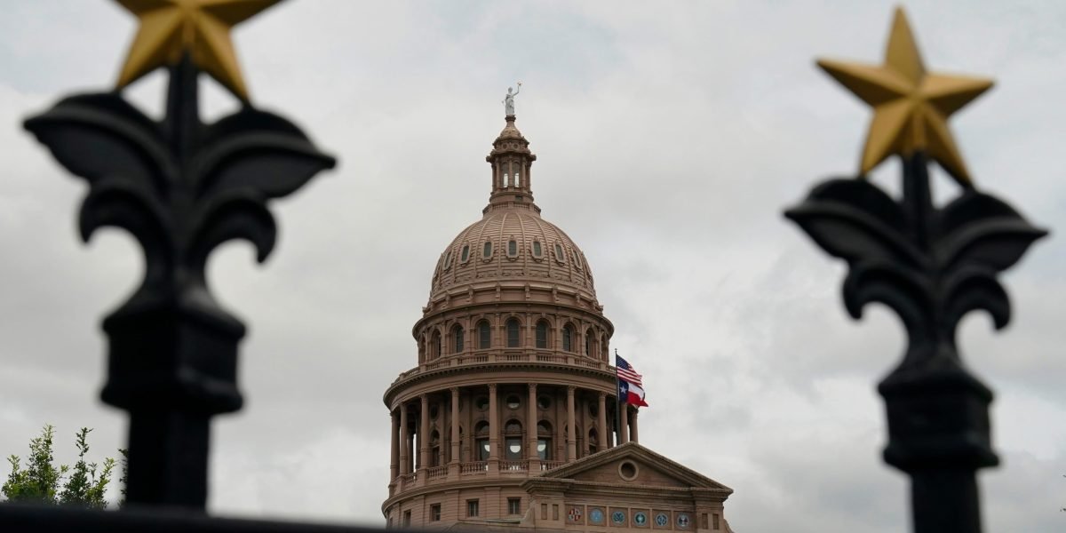 Democrat Taylor Rehmet celebrates his unexpected victory in the Texas state Senate special election.