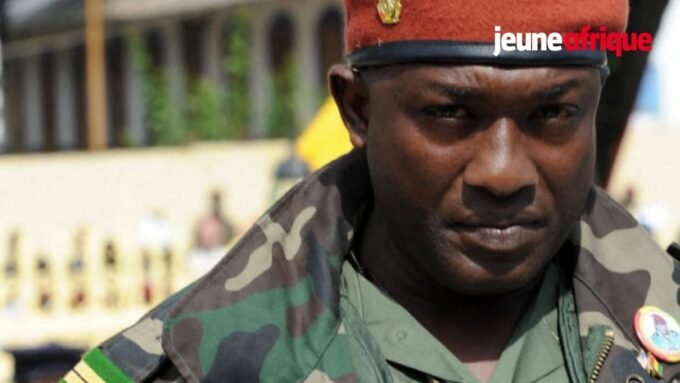 Aboubacar Sidiki Diakité, dit Toumba, ancien chef de la Garde présidentielle guinéenne, lors de son procès.