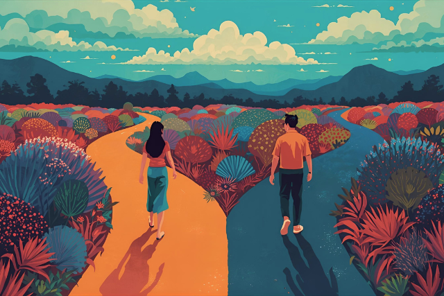 A person sitting on a bathroom floor, looking at their reflection in a mirror with a pained expression, symbolizing a turning point in a toxic relationship.