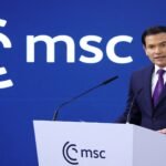 Transatlantic Crossroads: Rubio Affirms Intertwined Destinies Amid Calls for European Strength 4 U.S. Secretary of State Marco Rubio addressing the Munich Security Conference, emphasizing transatlantic unity.