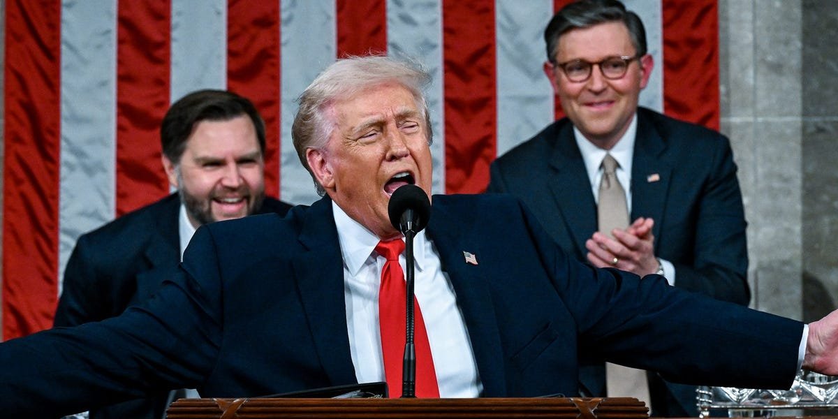Unpacking Trump's State of the Union: A Deep Dive into Policy and Partisan Tensions 3 President Donald Trump delivering the State of the Union address