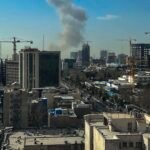 Escalation in the Middle East: US-Israel Strikes Iran, Met with Swift Retaliation 2 Map of the Middle East showing conflict zones between US, Israel, and Iran