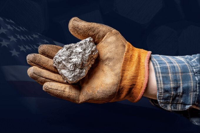 Miners working at the Tungsten Queen mine, symbolizing the revival of US critical mineral production.