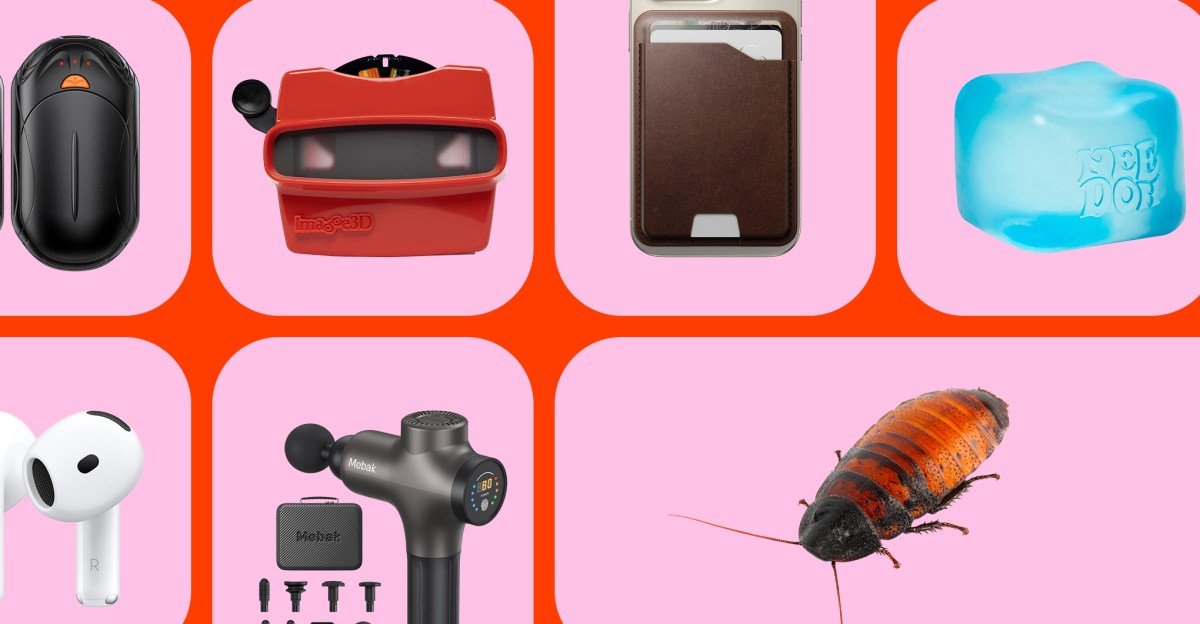 A collection of creative and modern Valentine's Day gifts for men, featuring tech gadgets and unique items.